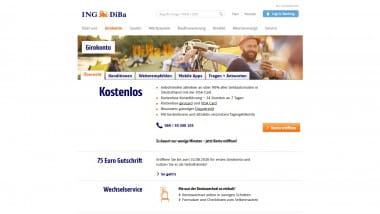 ING-Diba Bonus Girokonto – 75 Euro sichern