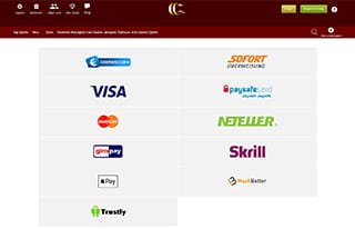 Die verfügbaren Zahlungsmethoden im CasinoClub.